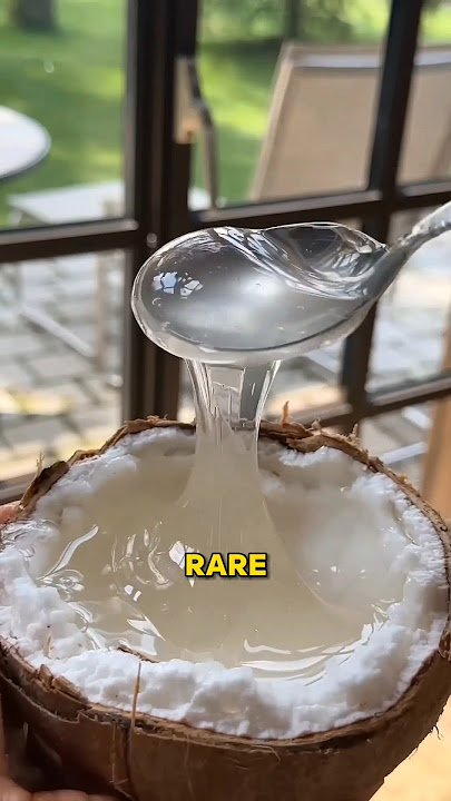 Download lagu Thick jelly inside coconut😱