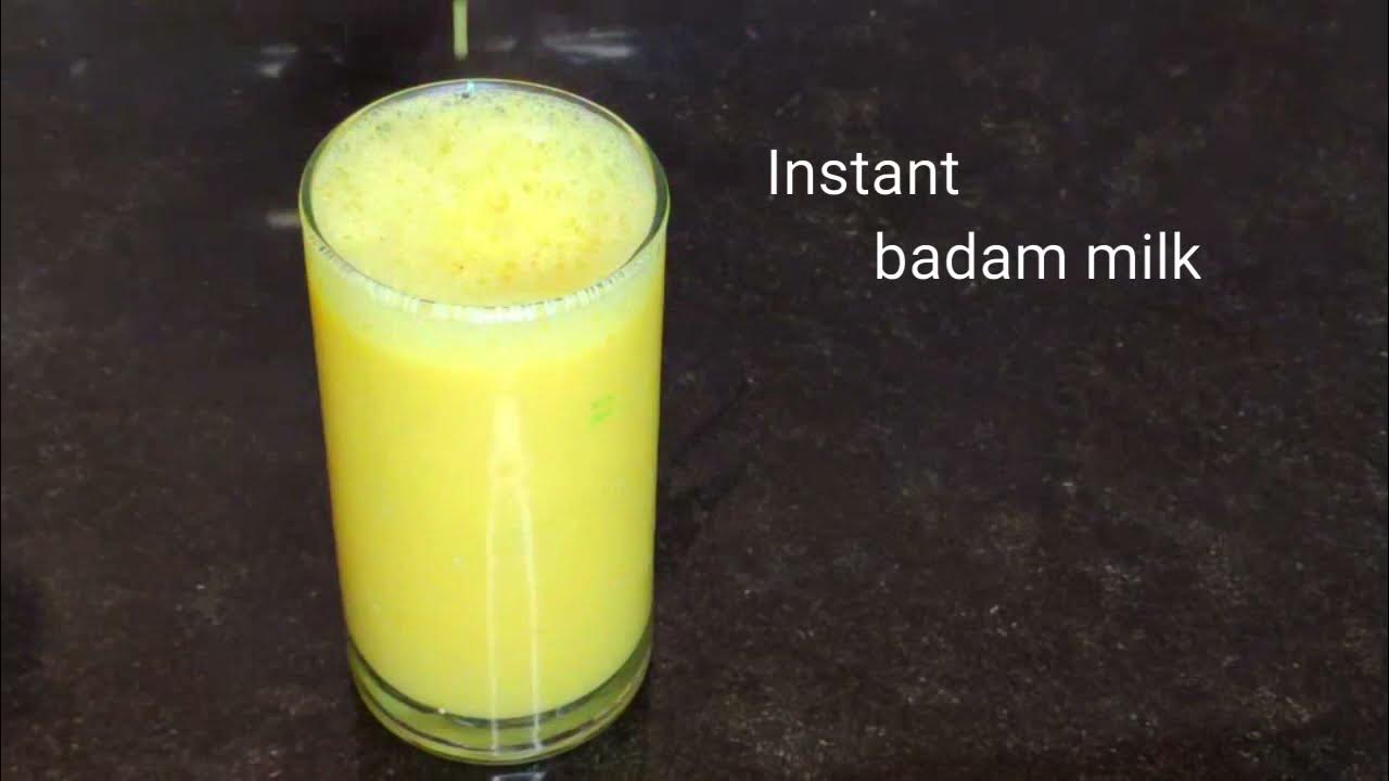 Instant healthy badam milk powder How to make badam drink mix recipe