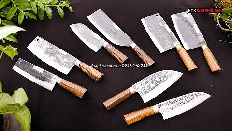 Một số những mẫu dao quắm - dao mèo hàng chuẩn của HTX Dao Phúc sen