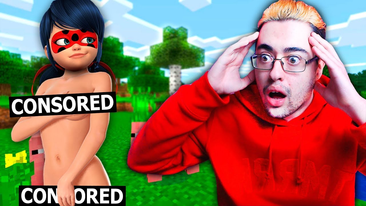 ENCUENTRO A LADYBUG SIN ROPA!?  MINECRAFT TROLL - YouTube