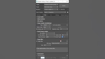 Final render setup vray 3ds max #vray6 #vray #3dsmax #chaos ##vantage