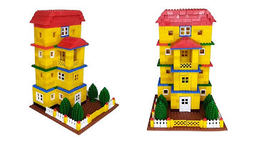 Lego Custom House 01 || Peacock Smart Block  || Bricks House