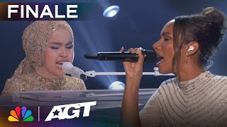 Leona Lewis and Putri Ariani deliver a stunning performance of "Run" | Finale | AGT 2023 screenshot 3