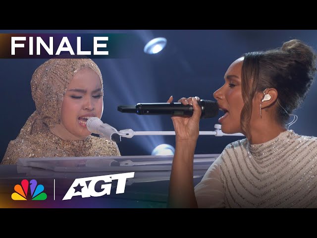 Leona Lewis and Putri Ariani deliver a stunning performance of Run | Finale | AGT 2023 class=