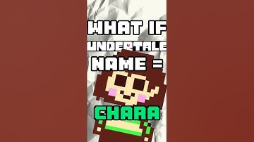 WHAT IF YOU NAME FRISK CHARA IN UNDERTALE?!? #undertale #ytshorts #deltarune #theory #gamingfacts