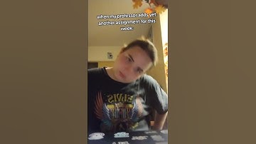 When my professor adds more assignments.... #fyp #college #professor #assignment #homework