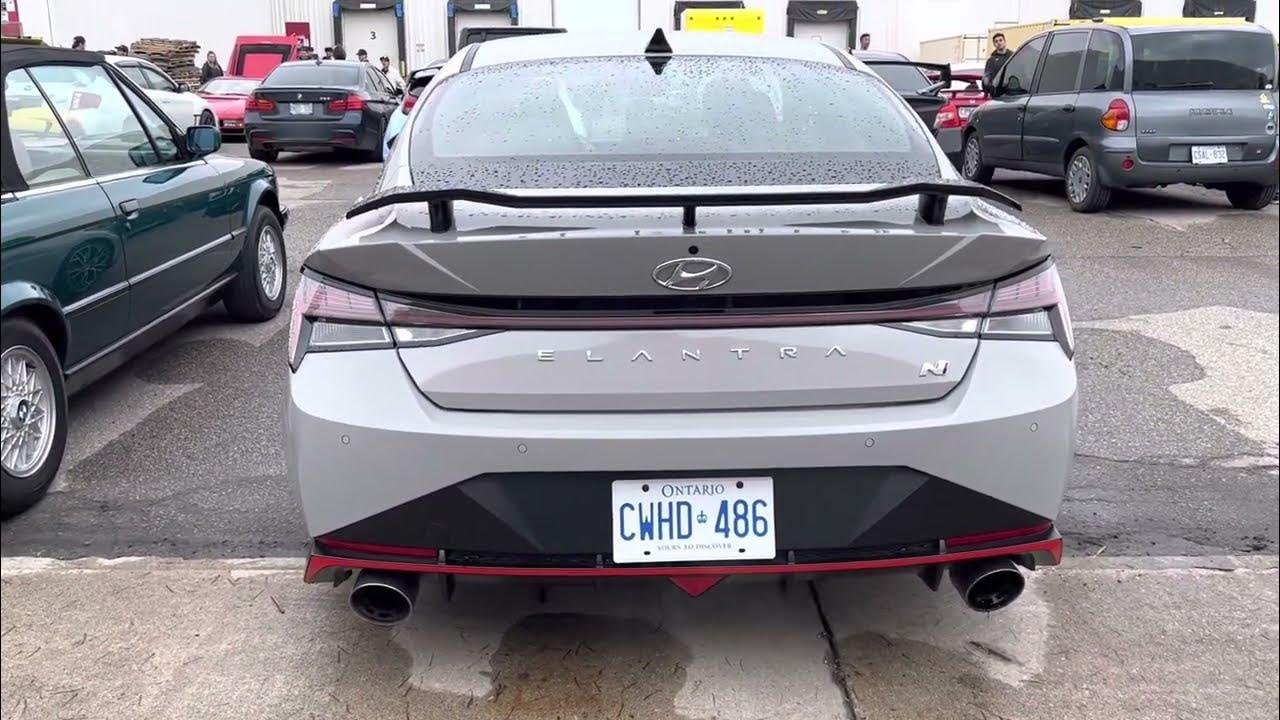 2022 Hyundai Elantra N Exhaust Sound YouTube