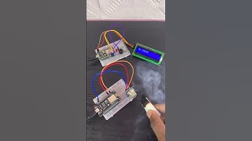 🚨 DIY Smart Smoke Alarm with ESP8266 🔥 | Remote Fire Detection Tech! #arduino  #eee  #techshorts