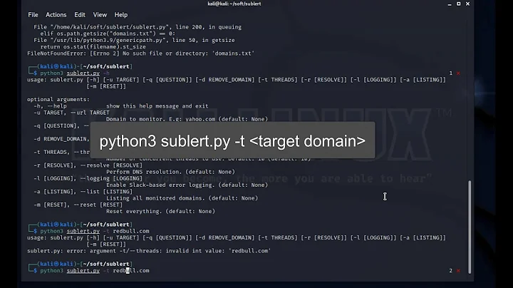 Sublert | Subdomain Enumeration