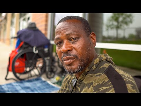 Disabled Homeless Man