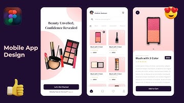 Design a Makeup App in Figma - Full UI/UX Tutorial (With Prototype!) 💄