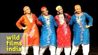 Rouf dance being performed by Kashmiri women in Delhi Rouf dance being performed by Kashmiri women in Delhi