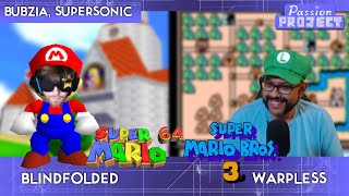 Super Mario 64 Blindfolded & Super Mario Bros. 3 - Passion Project -Season 3 - GDQ Hotfix Speedruns