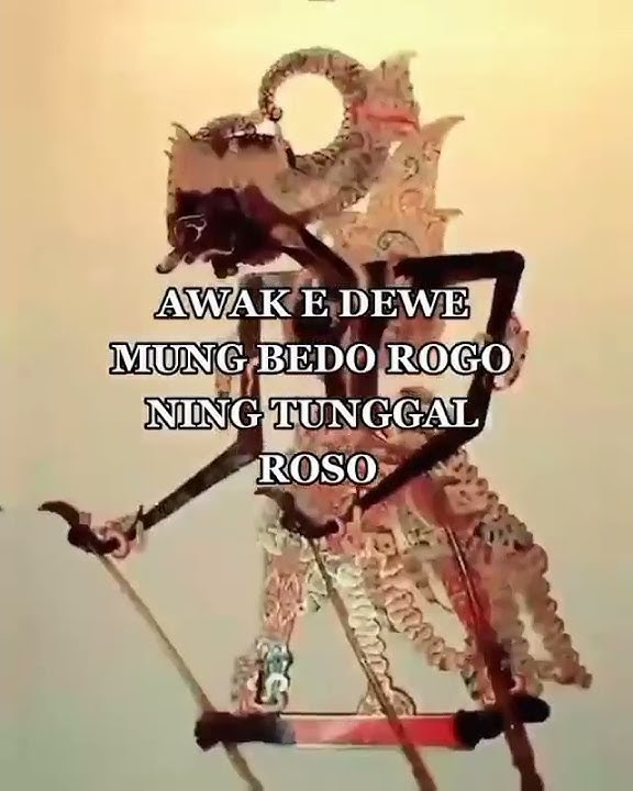 story wa wong jowo ojo lali jowone