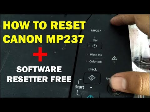 Cara reset printer canon mp237 (mudah). 