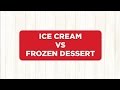 Kwality walls  ice cream vs frozen dessert know the difference
