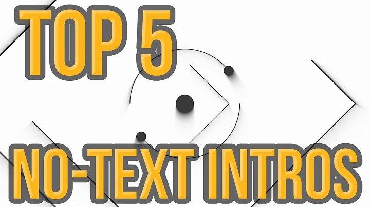TOP 5 Awesome NO TEXT INTROS - After Effects, Sony Vegas, Premiere Pro Intro Templates