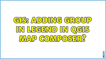 GIS: Adding group in Legend in QGIS Map composer? (2 Solutions!!)