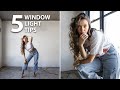 5 Tips For WINDOW LIGHT Portrait &amp; Fashion Photography - Photoshoot BTS