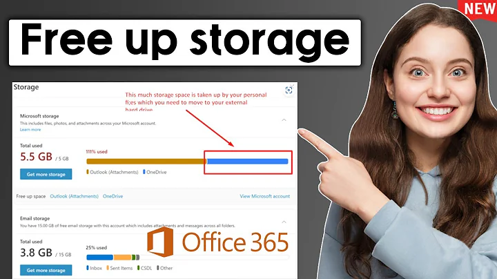 How to free up storage on Microsoft Outlook 365 - Full Guide