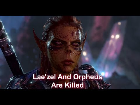 Видео: Lae'zel And Orpheus Are Killed |  Ultra 4k | Baldur's Gate 3