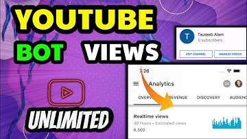 Youtube View Bot  ❤️ New Viewer Bot [2021] 📁 || How To Get Bot Views