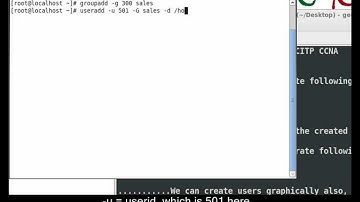 How to create Advanced Users and Groups using terminal in linux (Demo in Redhat)
