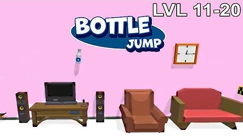 Bottle Jump 3D Letsplay - Relax Game On Android - LVL 11-20