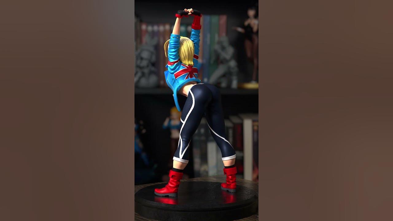 Cammy White, 3D printed Statue, Street Fighter