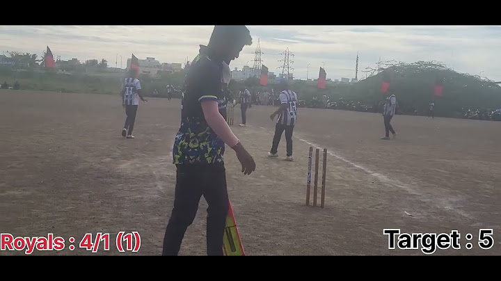 KPL 5.0 (Super-over) match Royals vs SuperGillies
