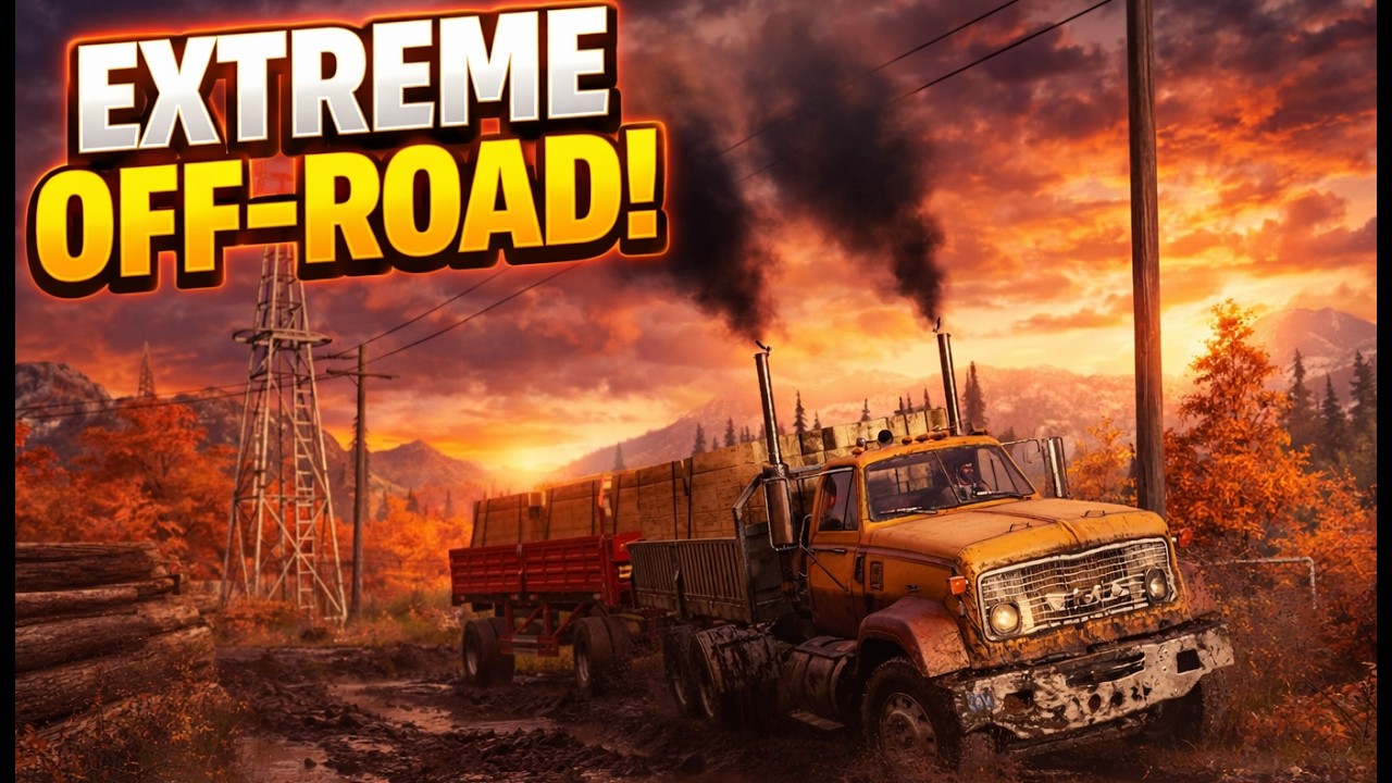 🔥 Extreme Off-Road Challenge in Mud | SnowRunner Gameplay 🚛💥