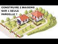 Est il possible de construire 2 maisons sur la même parcelle sans la diviser ?