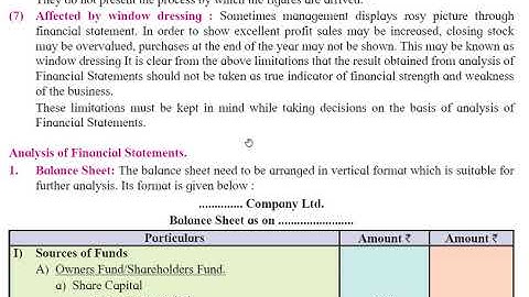 V3 Chapter 9 Analysis of Financial Statements  Vertical Balance Sheet