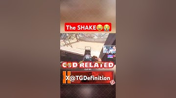 Screen Shake in CoD Use To Be INSANE 😭 #shorts