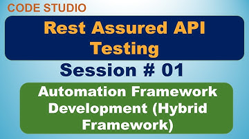 Rest Assured API Testing Automation Framework Development- Session# 01(In Hindi)