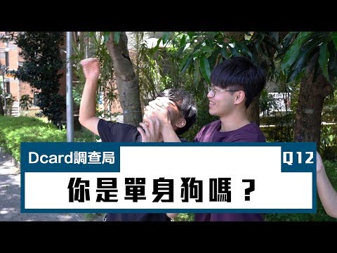 【你是單身狗嗎？】 I 公館七夕情人節街訪 I Dcard 調查局 🧐