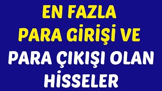 EN FAZLA PARA GİRİŞİ VE PARA ÇIKIŞI OLAN HİSSELER #borsa #hisse #yorum #tuprs #kozal #eregl #thyao