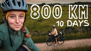 Bikepacking France  800 km in 10 days  fully packed