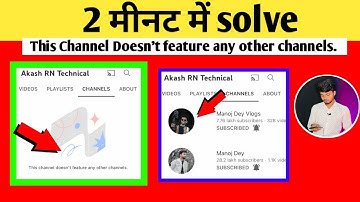 This channel doesn’t feature any other channels !! new update 2022 #1