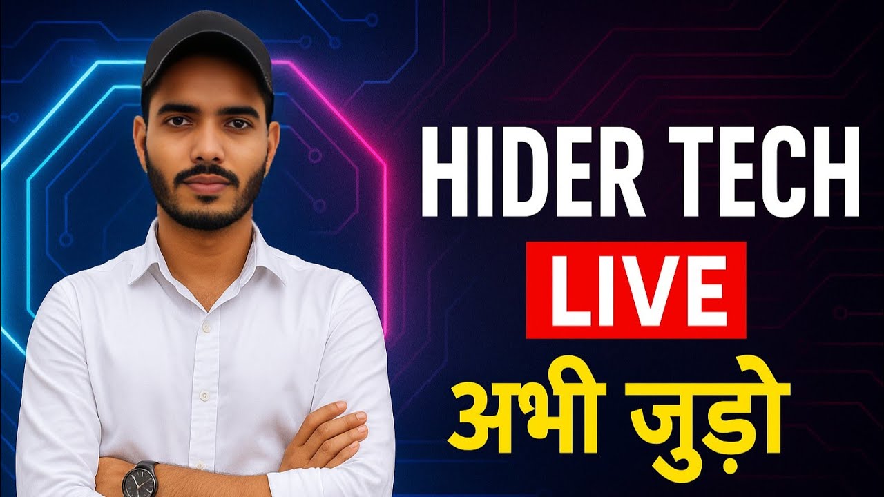 HIDER TECH is live for conversion 🤪. - YouTube