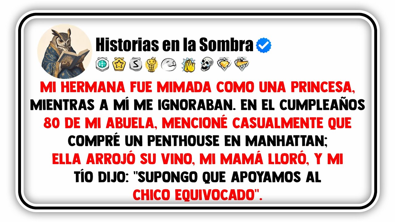 Mi hermana fue mimada como una princesa, mientras a mí me ignoraban. En el cumpleaños 80 de mi...