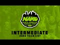 NAKO 2024 Intermediate Division Kendama Trick List NAKO 2024 Intermediate Division Kendama Trick List