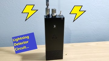 Lightning Detector Circuit with 4 transistors