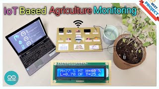 7. IoT Based Agriculture Monitoring System Using Arduino & Node MCU