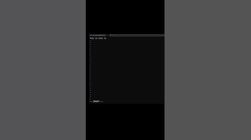 Unix Basics | vi editor | creating a file #unix #unixtutotial #learning  #unixbasics #youtubeshorts