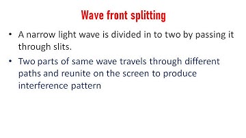 OP2.10.Techniques of obtaining interference