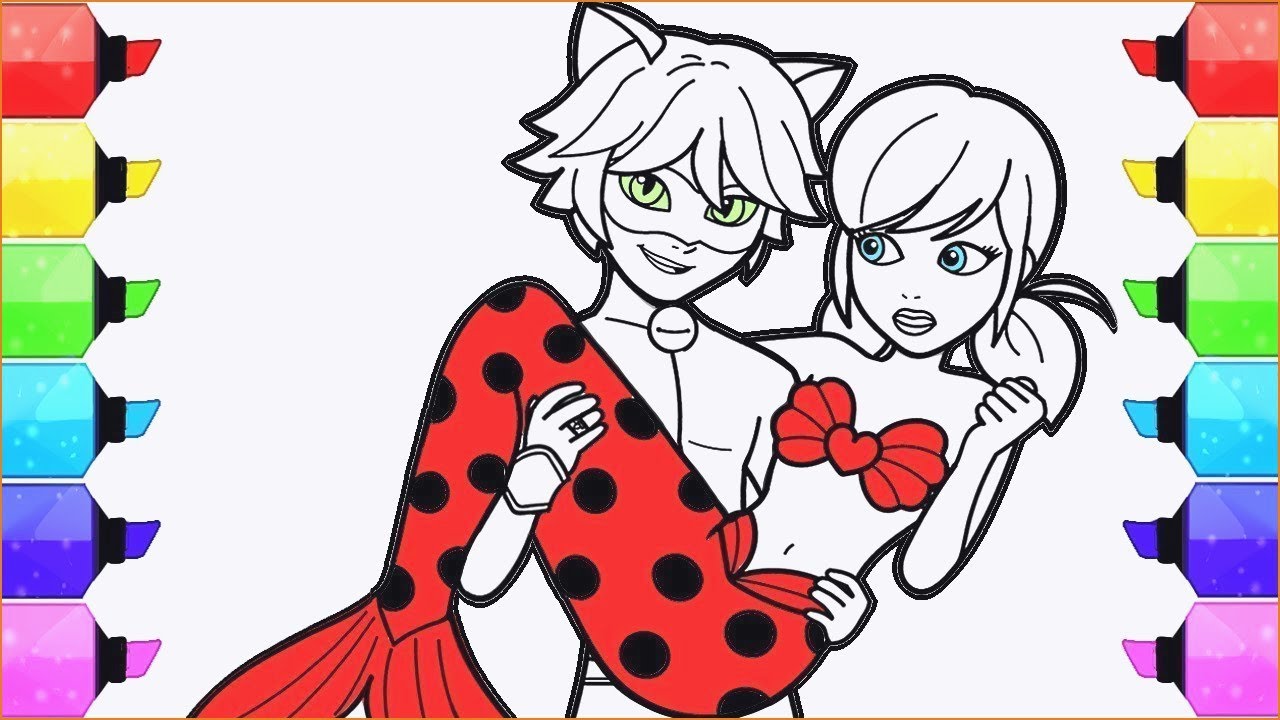 Ladybug and Cat Noir  Páginas para colorir, Colorir, Desenhos