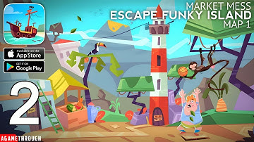 Market Mess Escape Funky Island All Chapters 02 Map 1 Walkthrough / Guide / Tutorials