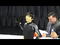 Yuzuru Hanyu 2019 SC 10.25 practice