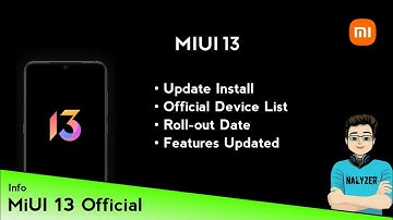 MiUI 13 golobal release by xiaomi device  list features updates and how to install miui 13